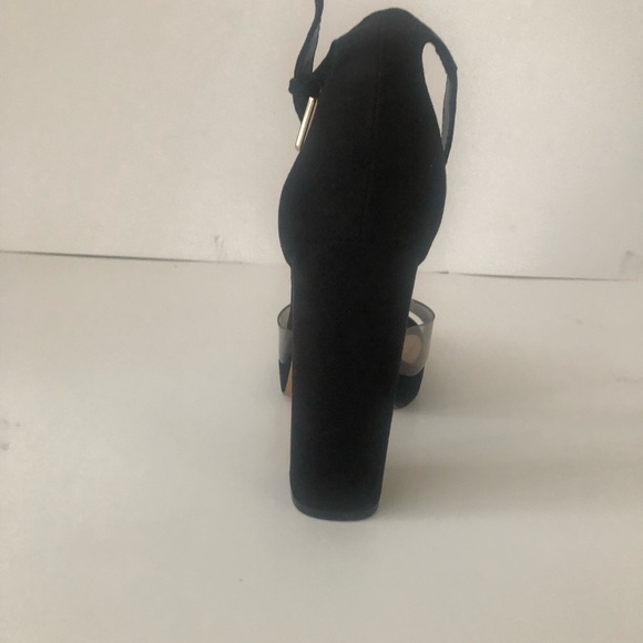 - Rachel Zoe 
Suede Platform Block Hells Sandals size 7 - Picture 6 of 9